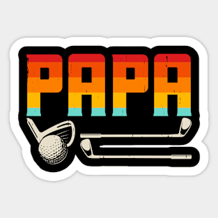 Papa Golf T Shirt For Women Men Sticker